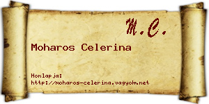 Moharos Celerina névjegykártya